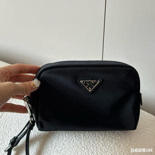 New Nylon Three-Zip Small Square Bag P-Style Convenient Clutch Crossbody Bag Casual Soft Fabric Fashion Small Bag