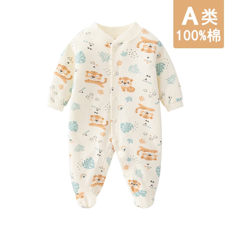 Baby Autumn Romper 100% Cotton Adorable Newborn Clothes Fall Winter Base Layer Infant Bodysuit