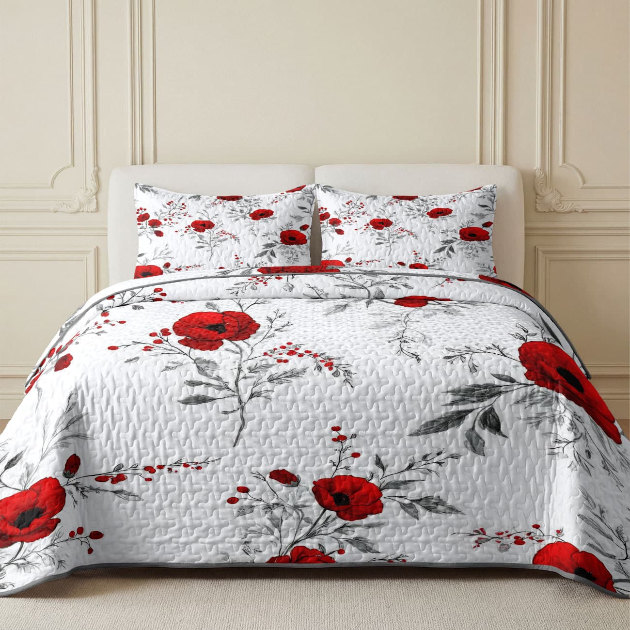 Cross-border E-commerce Bed Cover Summer Cool Bestseller Foreign Trade Bedspread Non-slip Machine Washable Quilted Bed Cover