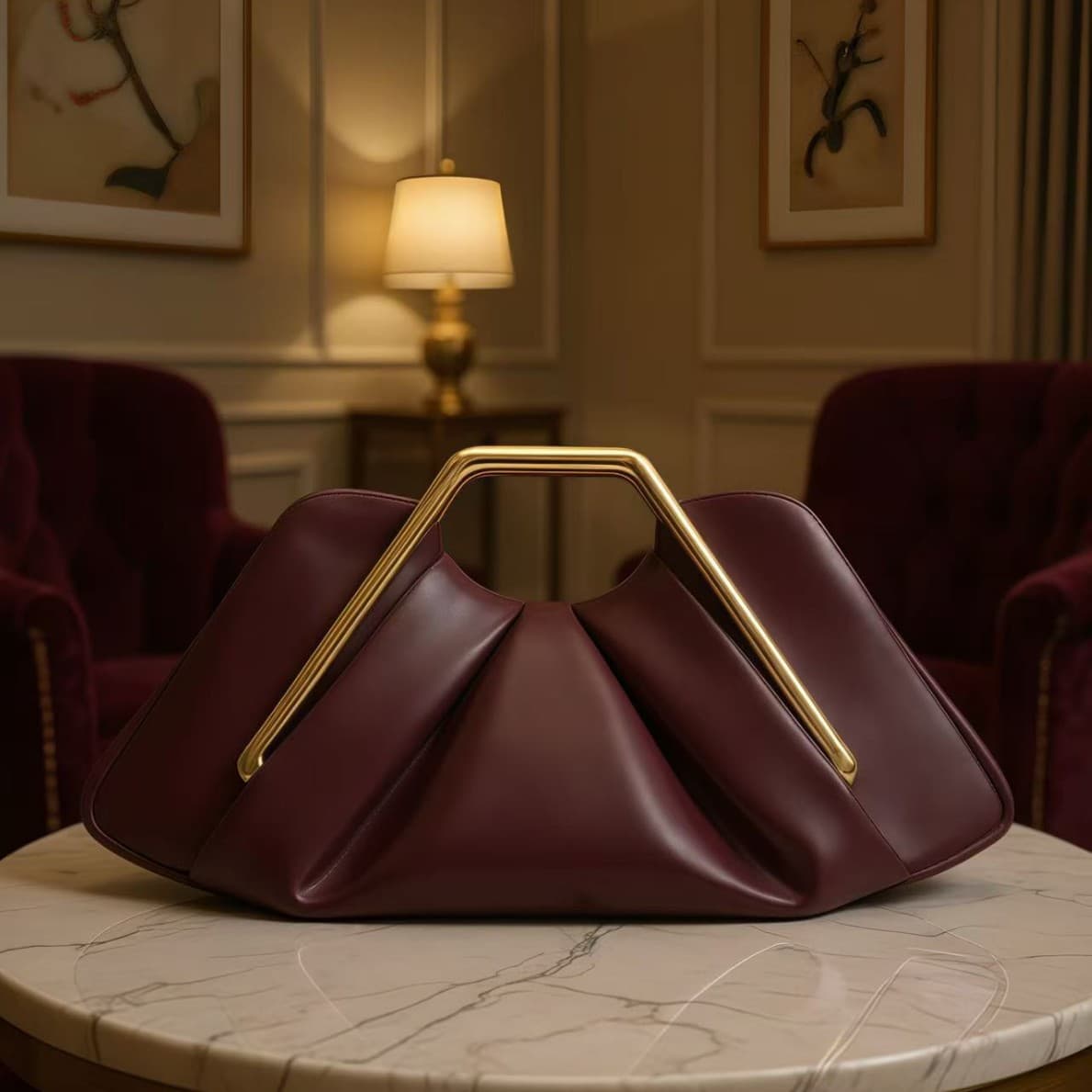 2025 Cross-Border New Soft Leather Bag Women's Niche Cloud Bag Dinner Pleated Bag High-End Crossbody Armpit Women's Bag