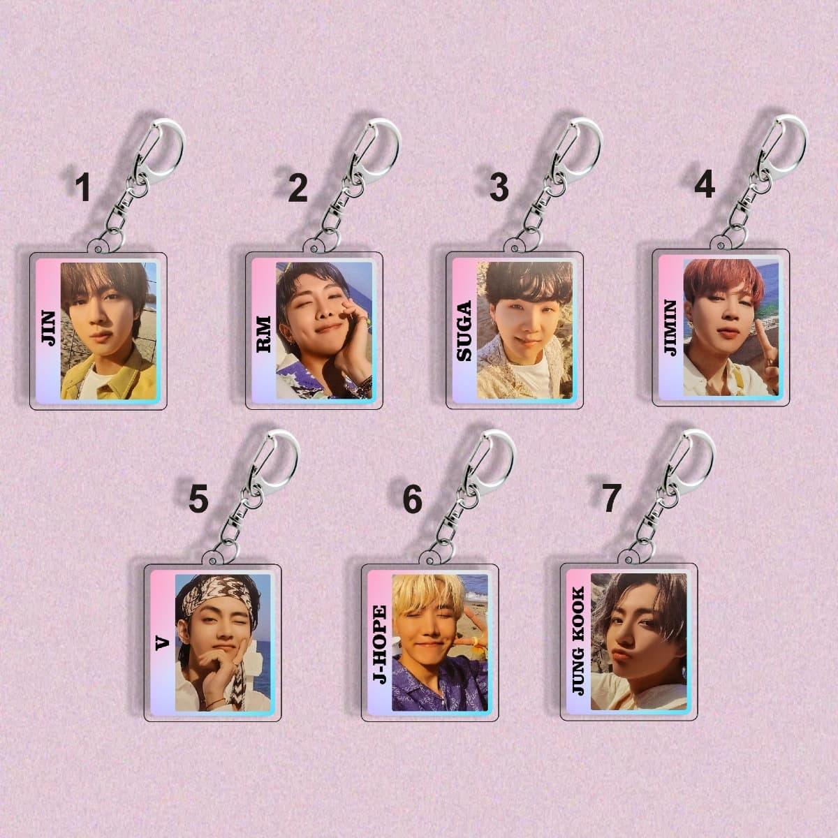 BTS peripherals BTS Min Yoongi JUNG KOOK Park Jimin Kim Taehyung keychain pendant 1358