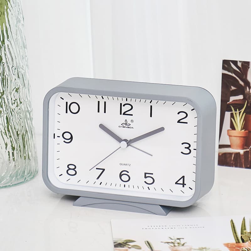 New Minimalist Alarm Clock Candy Colorful Clock Children's Clock Desktop Learning Clock In Stock DS