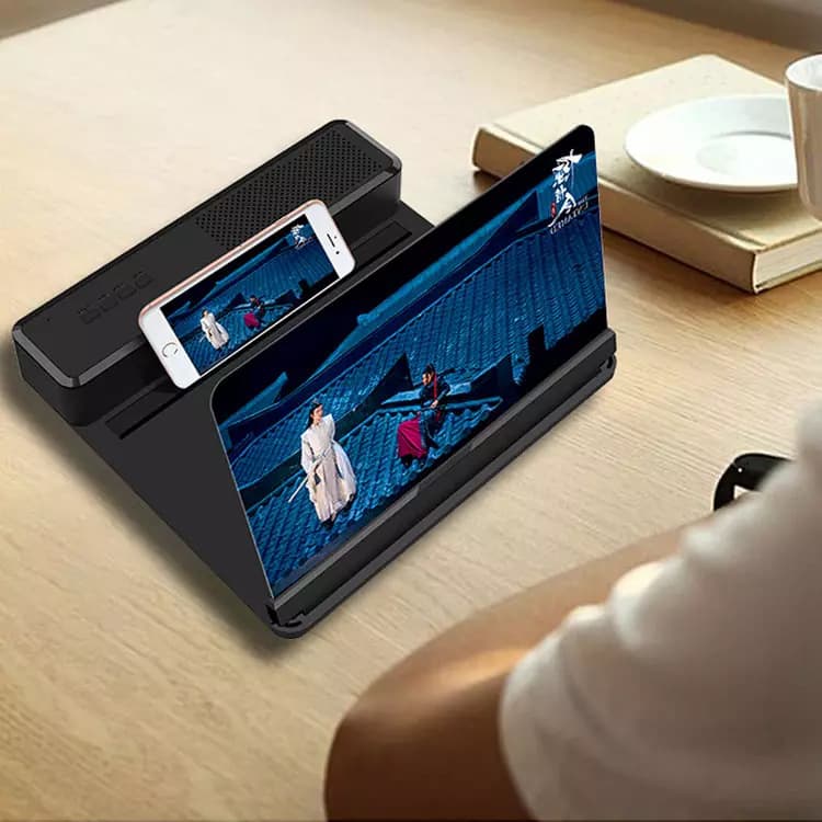 4K Ultra HD Phone Screen Magnifier Large Screen Anti-Blue Light Eye Protection HD Large Screen for Desktop Drama Watching