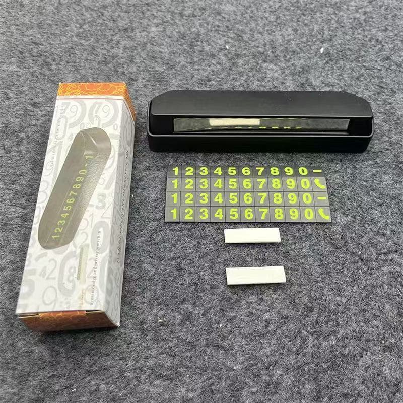 Promotional Hidden Phone Number Parking Plate with Logo for Gifting