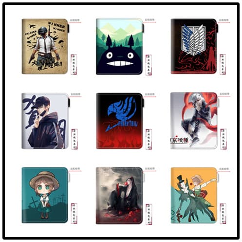 High-Quality Anime Game Peripheral Manufacturer Naruto Bocchi the Rock Zippered Wallet