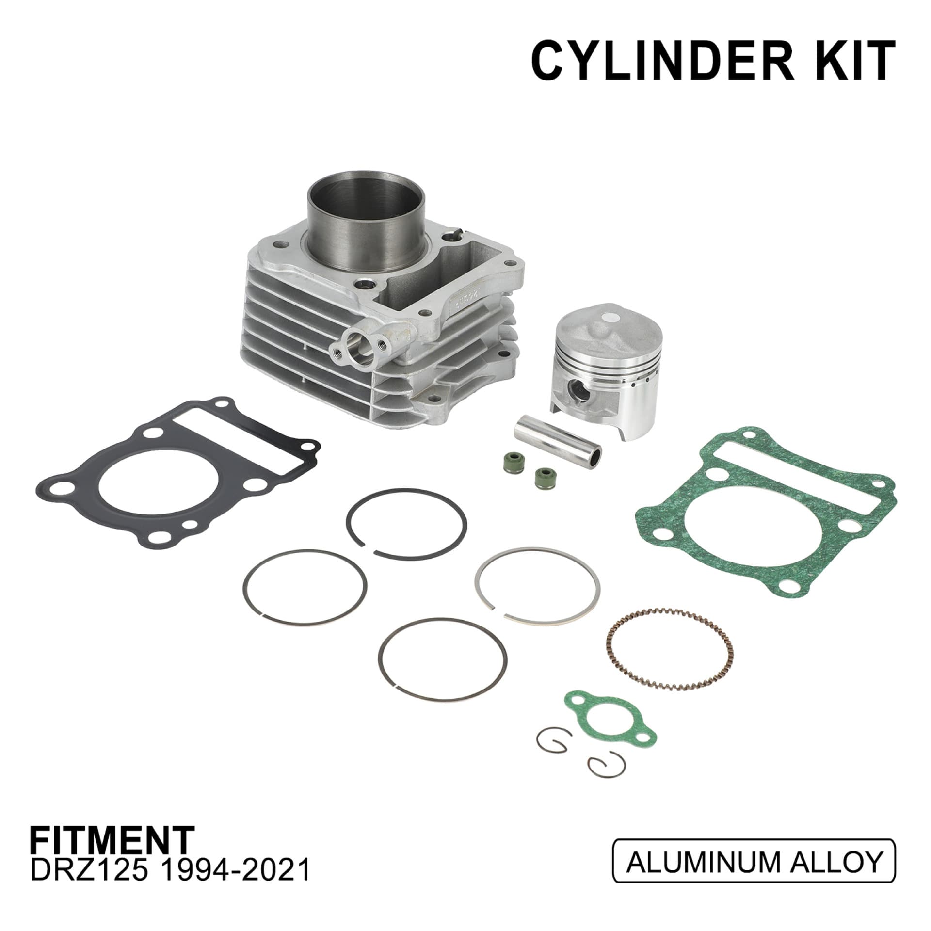 Piston Cylinder Cylinder Kit Combination Modification Accessory for DRZ125 1994-2021 Motorcycle