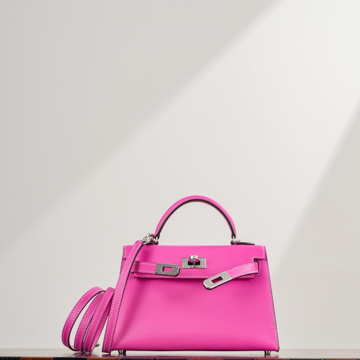 H-style Handmade Swift Leather Second-Generation Kelly Bag 19 Hand-Stitched Waxed Thread Full Steel Hardware Top-Grain Calfskin Crossbody Women's Bag