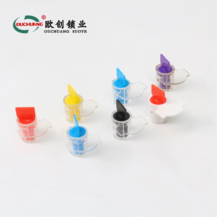Rotary plastic seal disposable fuel dispenser small ear lead seal water meter seal manufacturer supplies instrument anti-theft lead seal