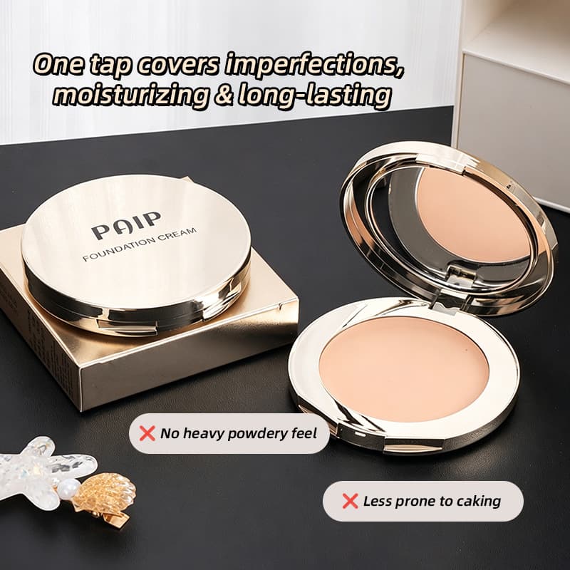PAIP Cross-Border Translucent Flawless Foundation Cream, Natural Clear, Hydrating, Skin-Fit, Contouring, Concealing, Brightening Foundation Cream