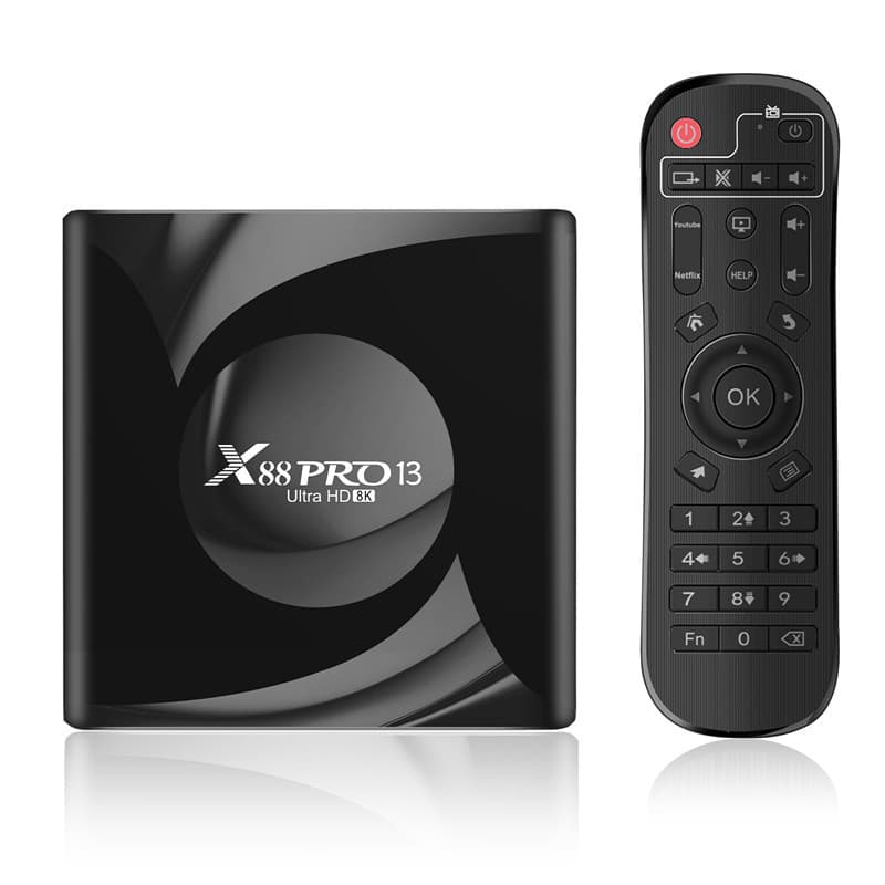 X88 PRO 13 RK3528 set-top box Android13 WIFI6 4G/32G Bluetooth HD TVB OX