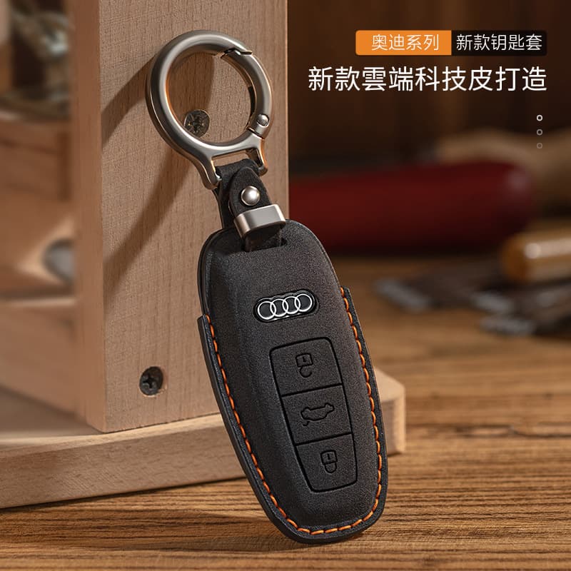 Cross-border Overseas New Key Case for Audi A6L, Q5L, Q7, A8, A3, A4, High-End for Men and Women, Q3 Shell