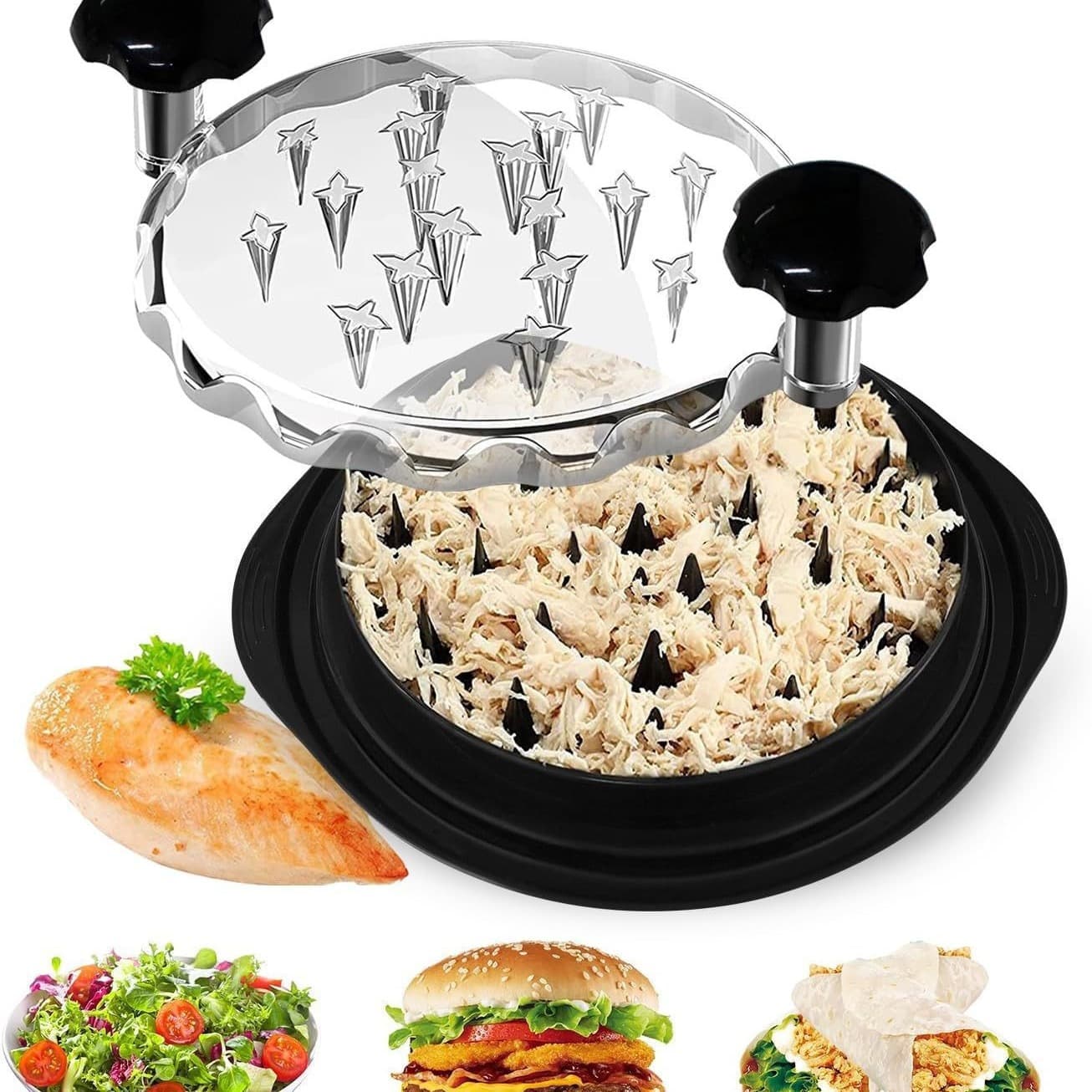 Cross-border Chicken Breast Shredder, Home Slicing and Grinding Machine, Baby Food Maker