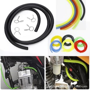 Motorcycle Accessories Modified Oil Hose Fuel Pipe Motorcycle Gasoline Tube High Temperature Resistant Colored Oil Tube 1 Meter