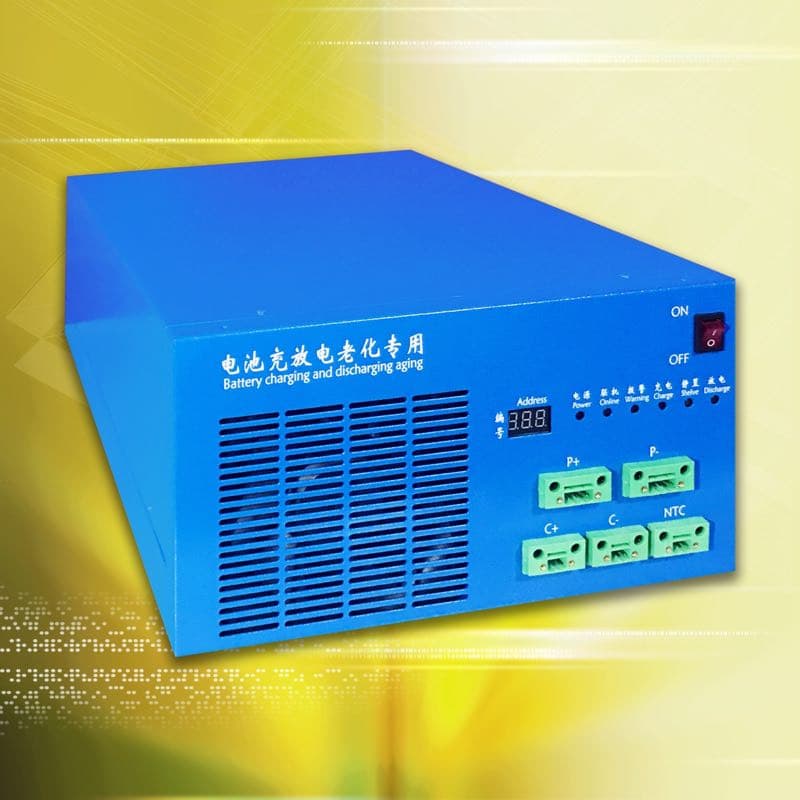 Battery charge/discharge aging tester (70V charging, 5A/10A), capacity tester, aging chamber, lithium battery cycle test.