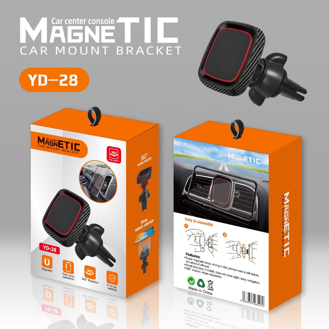 Cross-border Strong Magnetic Car Phone Mount Metal Air Vent Magnetic Suction Navigation Holder Universal