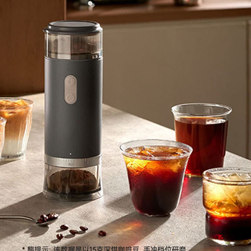 Source factory electric bean grinder coffee bean grinder household small Italian hand-brewed coffee grinding machine