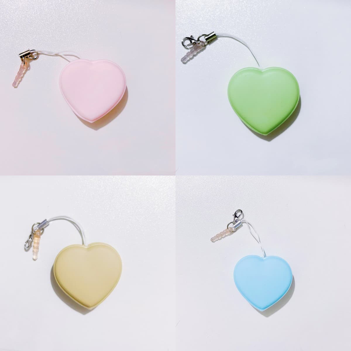 Macaron Color Screen Cleaning Heart-Shaped Glasses Cleaning Camera Lens Tool Pendant Digital Computer Phone Accessories