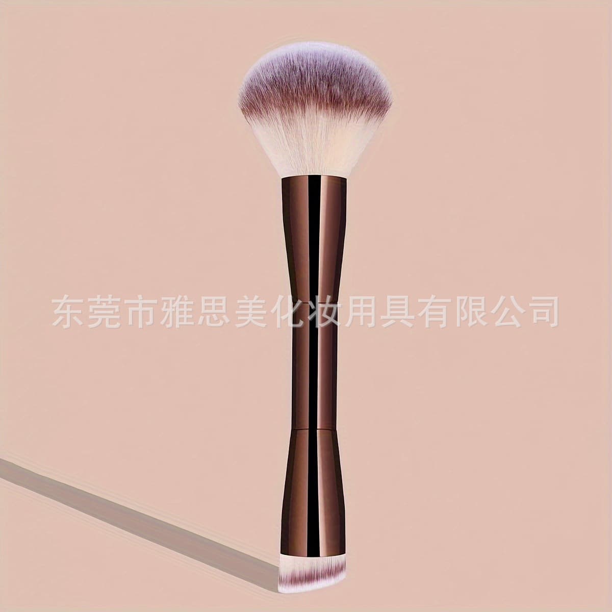 1 Double-Ended Face Makeup Brush, Dual-Sided Foundation Brush, Eyeshadow Brush, Contour Brush, Highlighter Brush, Concealer Brush