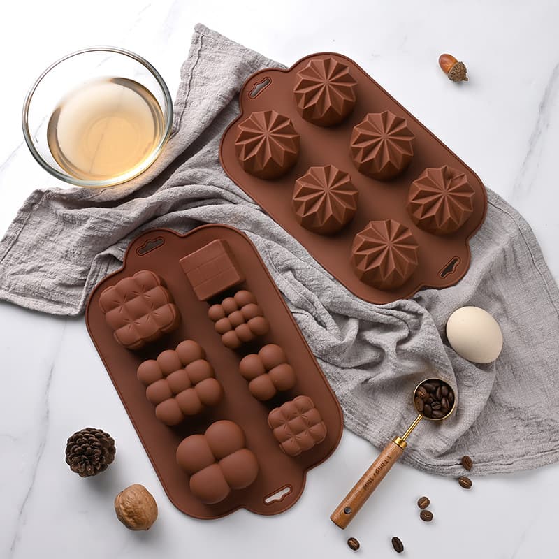 Multi-Shaped Rubik's Cube Chocolate Cake Mold Mousse Cake Baking Tools Jelly Demoulding Aromatherapy DIY Tools