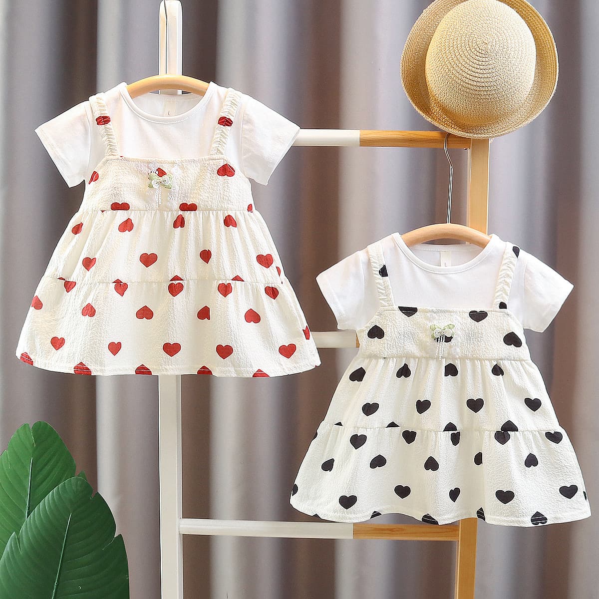 Girls Summer Cartoon Dress 2026 New Style Children Cotton Half-Sleeve Dress Kids Princess Dress Export