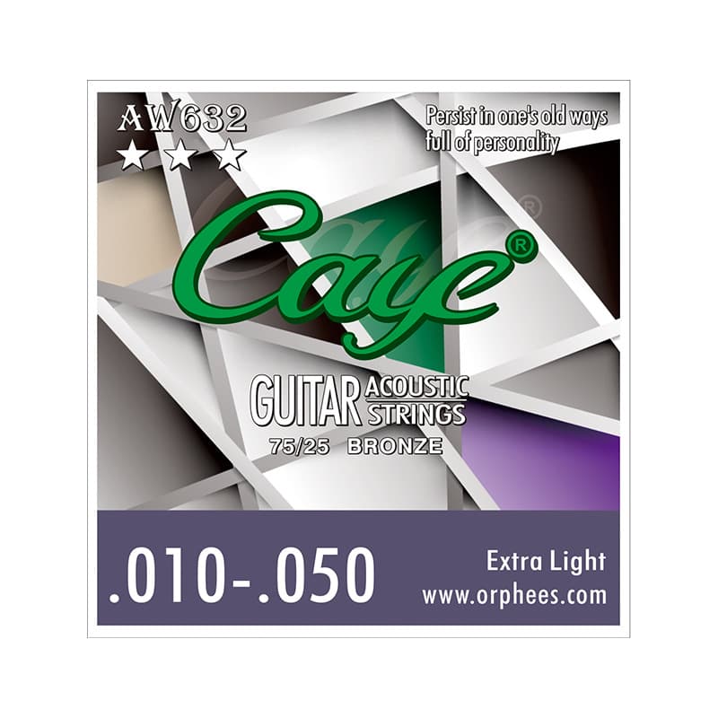 Shiyun Musical Instruments Accessories CAYE Chuan Yue Folk Guitar Strings Acoustic Guitar Strings