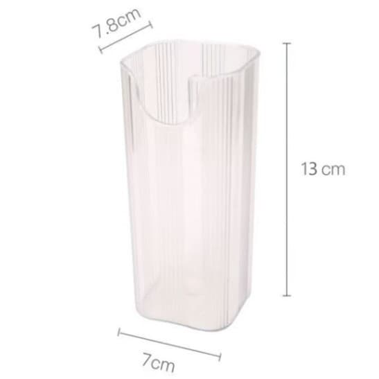 Wall-mounted umbrella storage tube, transparent, no-drill, household kitchen chopsticks and spoon storage rack, cabinet wall-mounted storage.