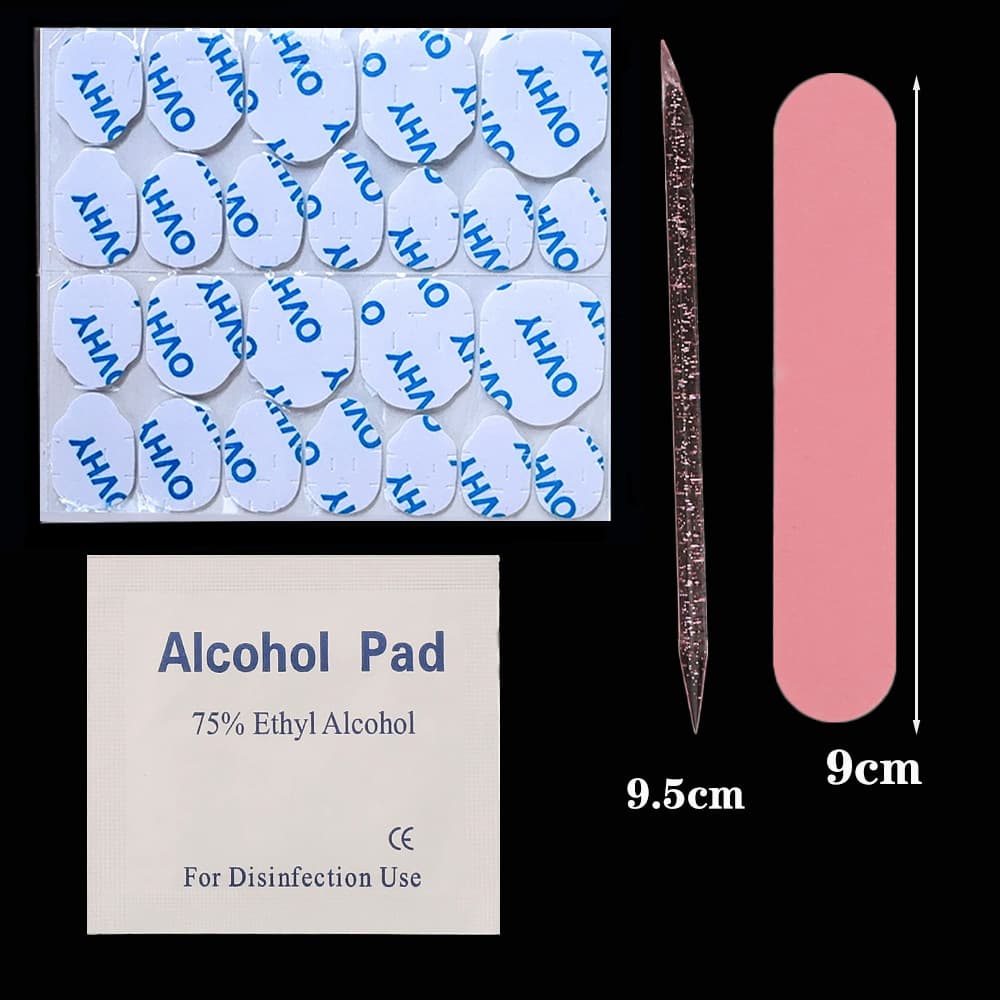 High-End Nail Tool Kit Set Disposable Nail Art Material Bag Jelly Glue Self-Adhesive Nail Art Finished Accessories
