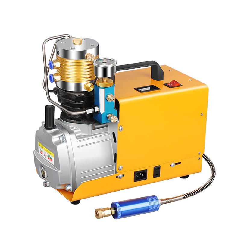 High-Pressure Inflator 30MPa High-Pressure Air Pump 40MPa Small Single-Cylinder Water-Cooled Electric Air Pump Inflation Smart