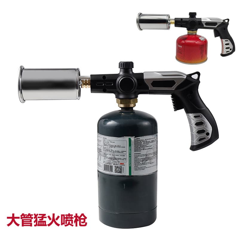 8010 Electronic Ignition Gote Flat Gas Canister Flame Gun Propane Manp Gas Flame Gun Mighty Flame Gas Gun Blowtorch