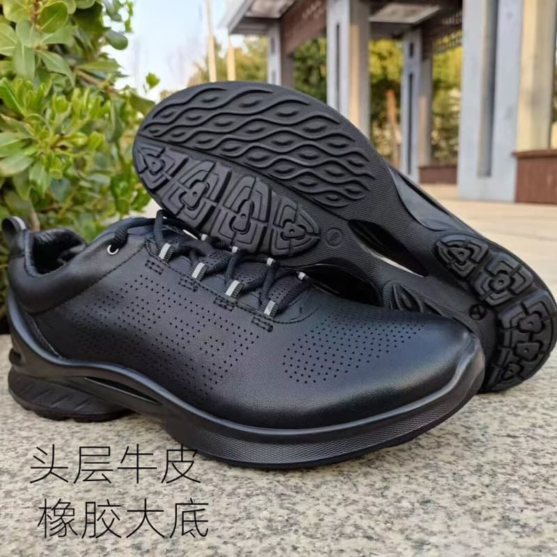 New Black Leather Ultra-Light Training Running Shoes Fire Fighting Training Shoes Training Shoes Breathable Wear-Resistant Daily Spare Shoes