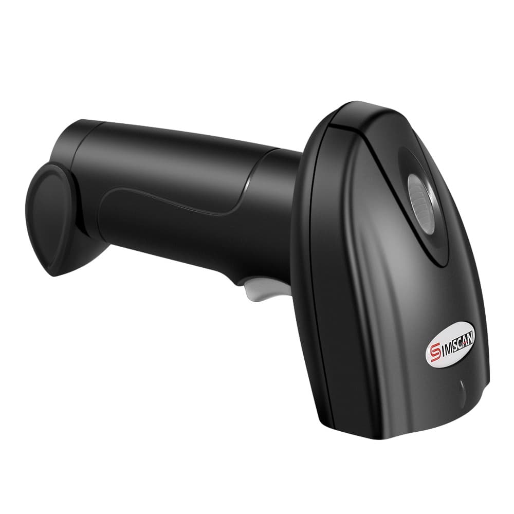 Laser Wireless Scanner 1D 2D Barcode Bluetooth Barcode Scanner Wired Handheld Barcode Scanner for Supermarket Express