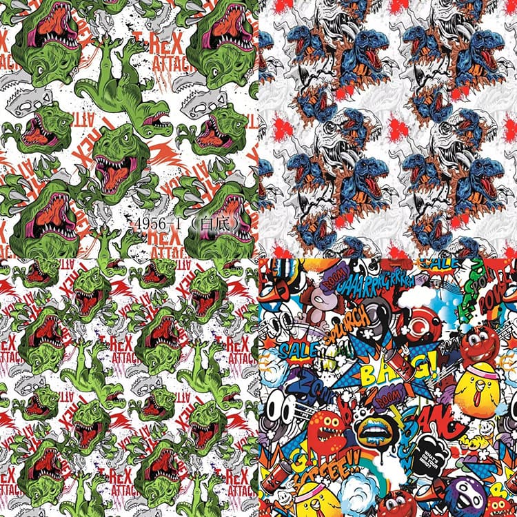 Cartoon water transfer film design pattern/water transfer water coating film/design cartoon pattern water transfer film/water coating