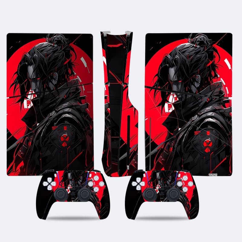 Protective films and stickers for Sony PS5 SLIM console, suitable for both disc and digital editions.