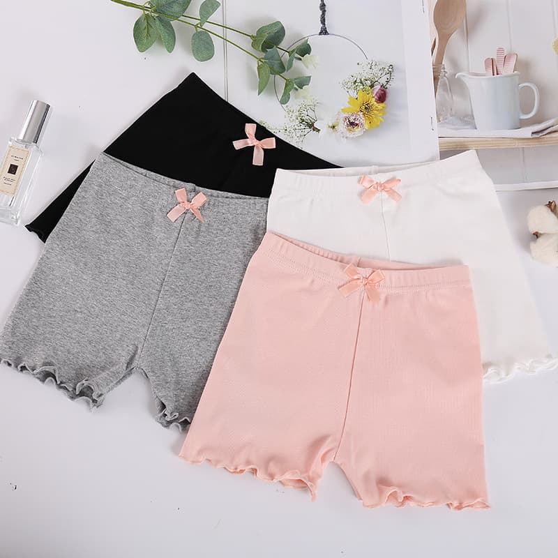 Factory Wholesale Girls Safety Pants, Anti-Exposure Leggings, Summer Thin Breathable Three-Point Underwear