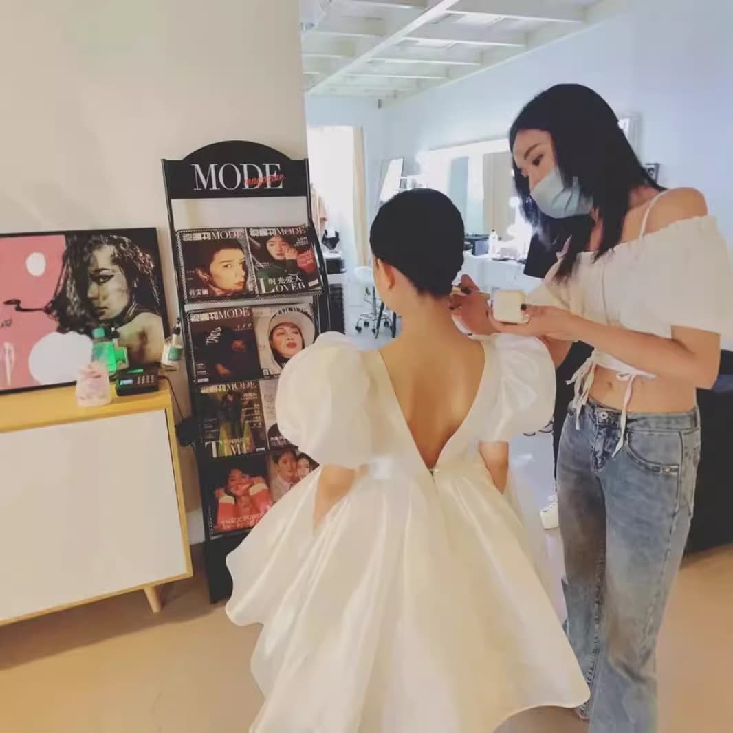 Children's Wedding Flower Girl Dress, Girls' Fashionable Birthday Princess Gown, Host Runway Piano Performance Outfit