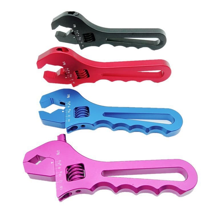 Modified Car Wrench AN3-AN16 Tube Wrench V-Type Adjustable Wrench Modified Car Accessories
