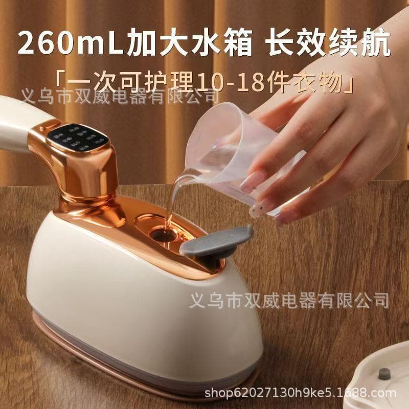 New cross-border handheld garment steamer with 8 steam brush, portable electric iron for home use, high power.