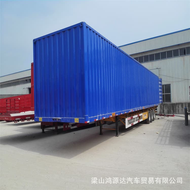 Light Express Container Transport Vehicle Steel Plate Bridge Van Export Parameters