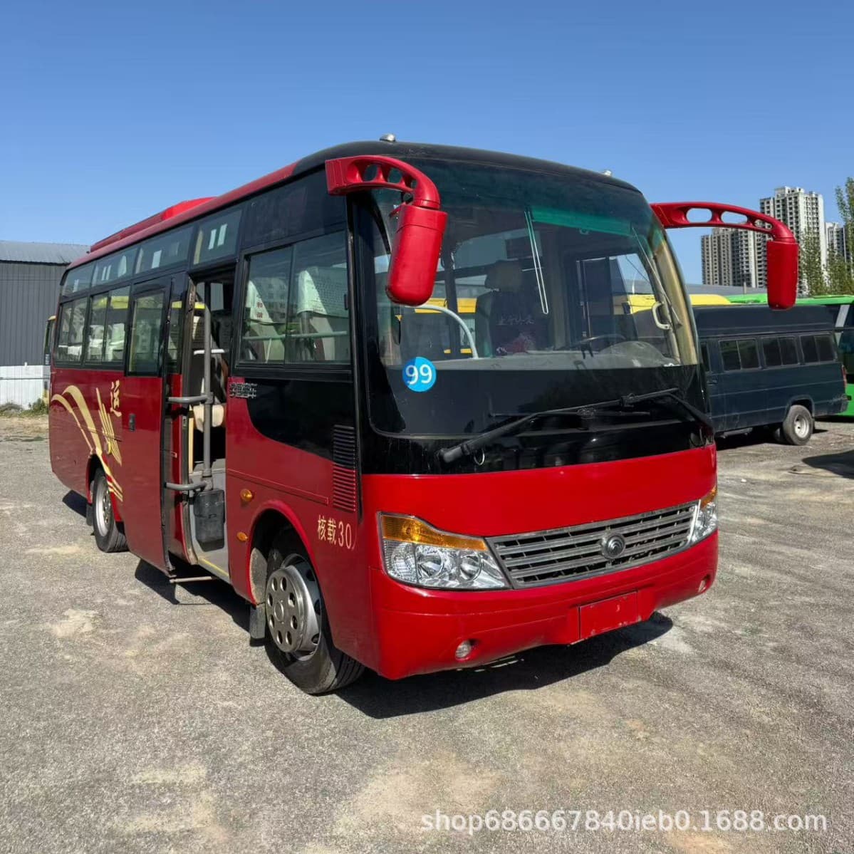Export version Yutong 30-seat minibus, mid-sized bus, and large bus, 29-62 seat commercial tourism commuter diesel passenger vehicle