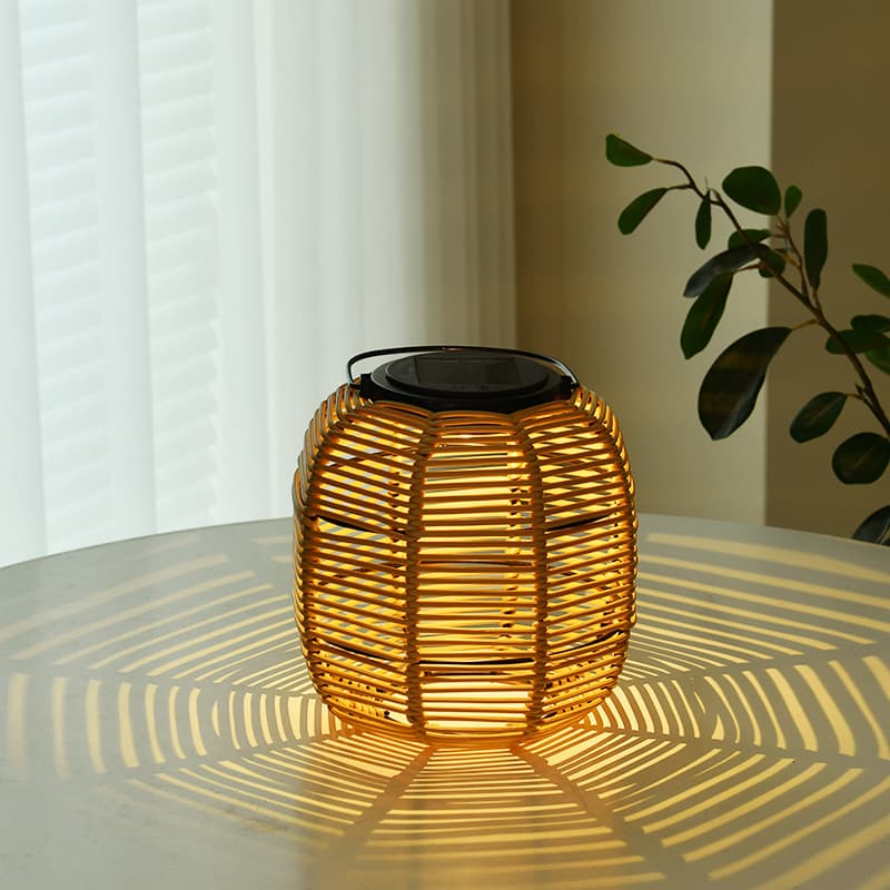 Solar Fun Garden Light Lawn Light Outdoor Waterproof Rattan Landscape Garden Light Villa B&B Decorative Light