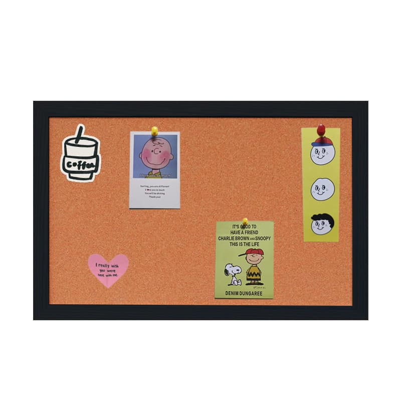 Cross-border cork board memo board for office home children's teaching dormitory Instagram photo board 30X40 black Instagram style
