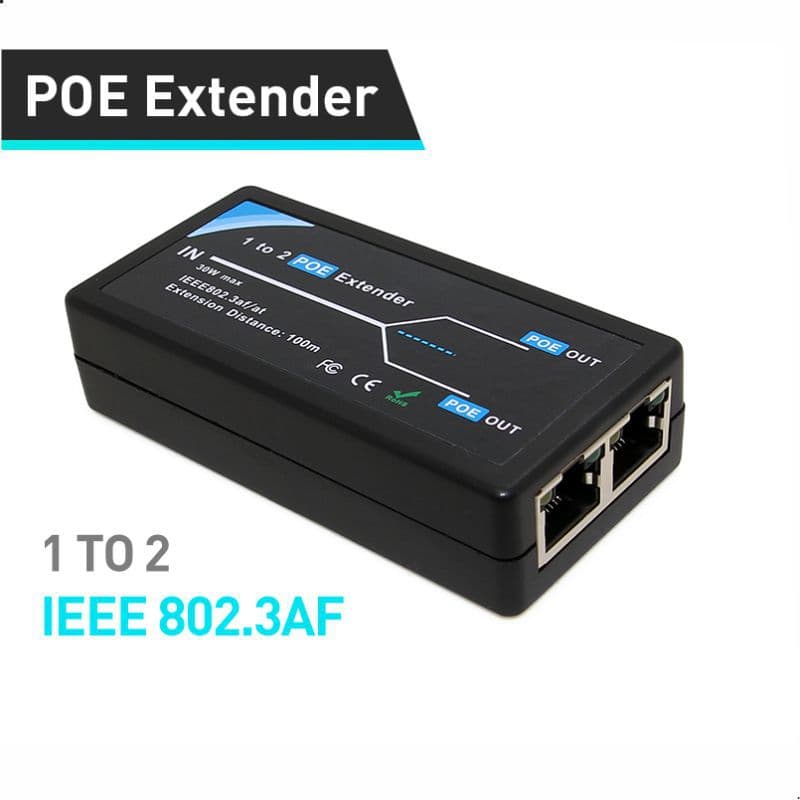 Dashun Poe Extender Power Supply Extension 100m Poe Extender Security Protection Other Surveillance Equipment