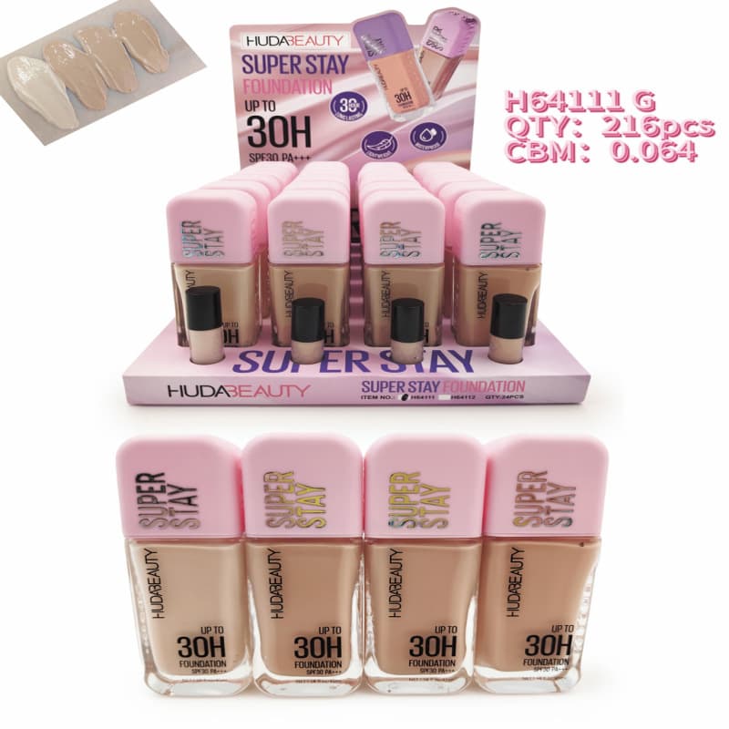 HUDABEAUTY Waterproof Full Coverage Foundation, Hydrating, Long-Lasting, Oil Control, Even Skin Tone, No Dullness
