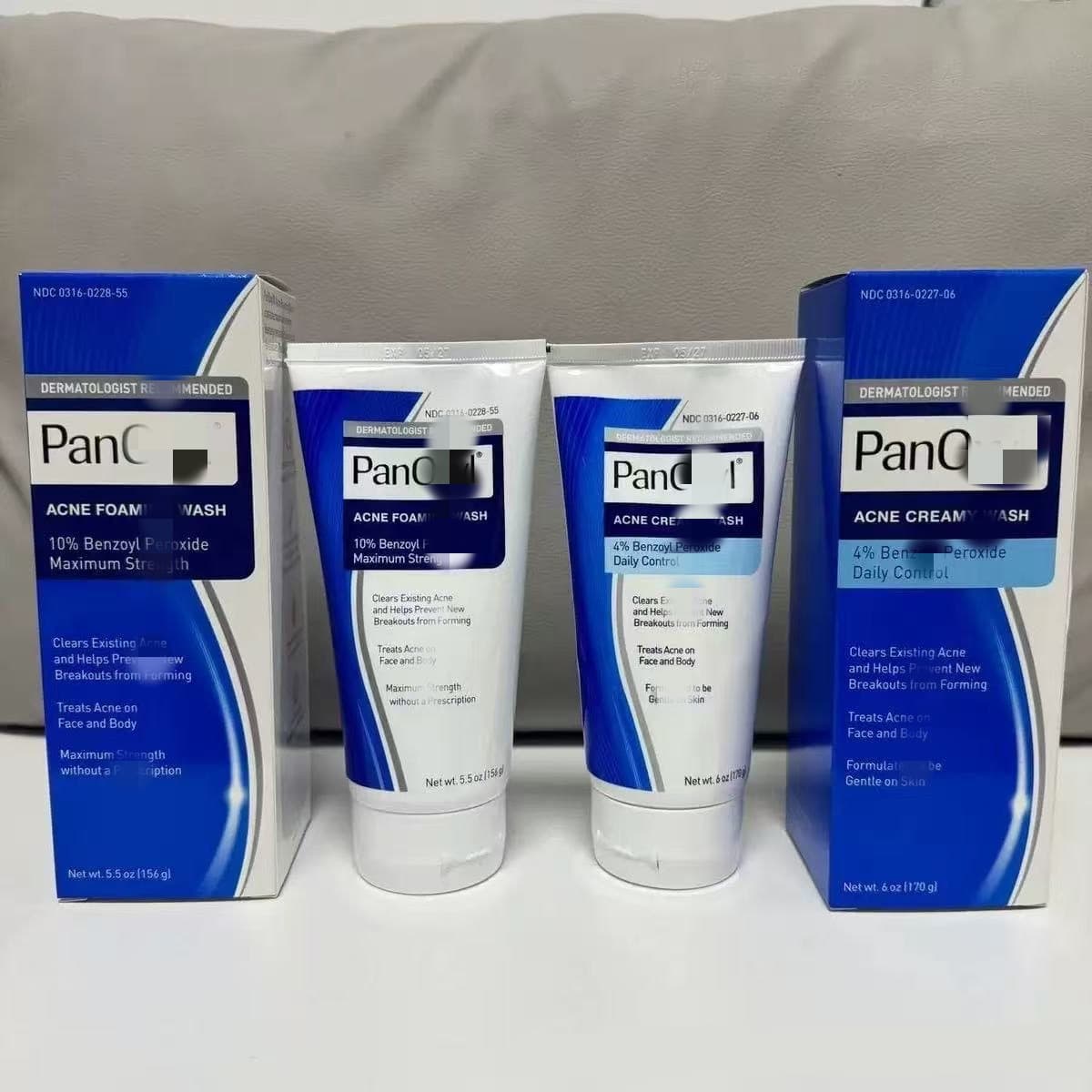 Cross-Border Panoxyl Moisturizing Foaming Cleanser 10% Benzoyl Peroxide Amino Acid Oil Control 4% Facial Cleanser