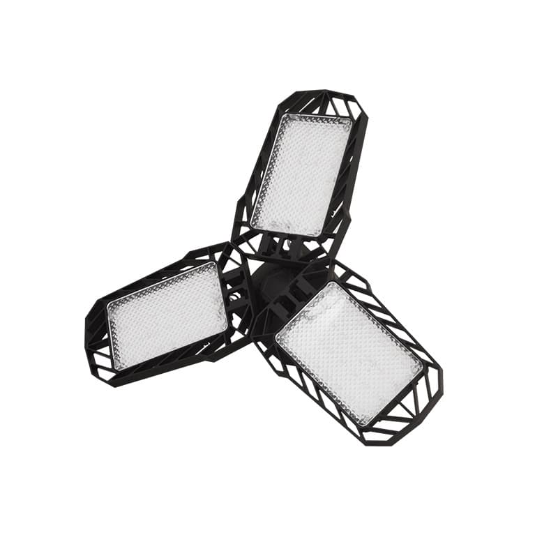 Factory outbound warehouse light tri-leaf light leaf light housing kit with SKD parts