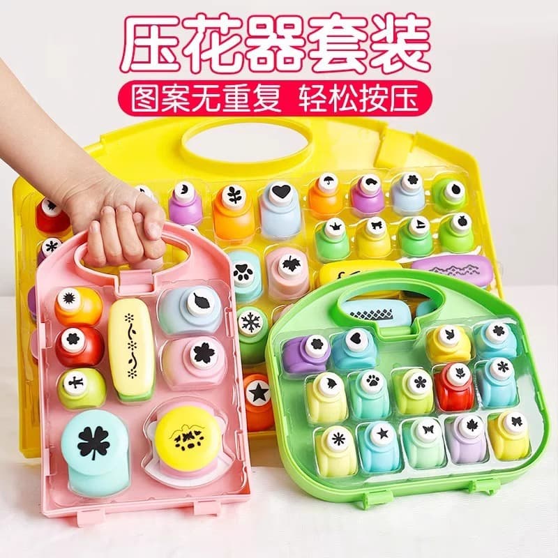 Small Kids' Art Mold Set Kindergarten Materials DIY Embosser Flower Press Album Journal Craft