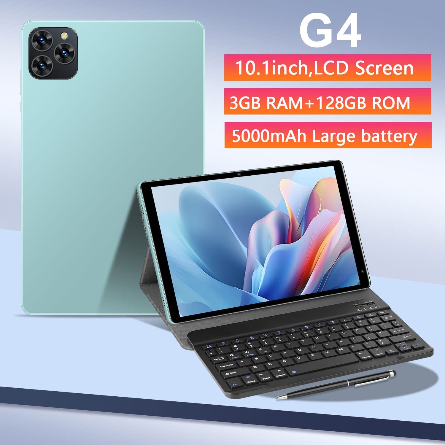 Cross-border 10.1-inch Tablet PC 3G+128G Large Memory Big Screen Gaming Entertainment Learning 4G Call Tablet