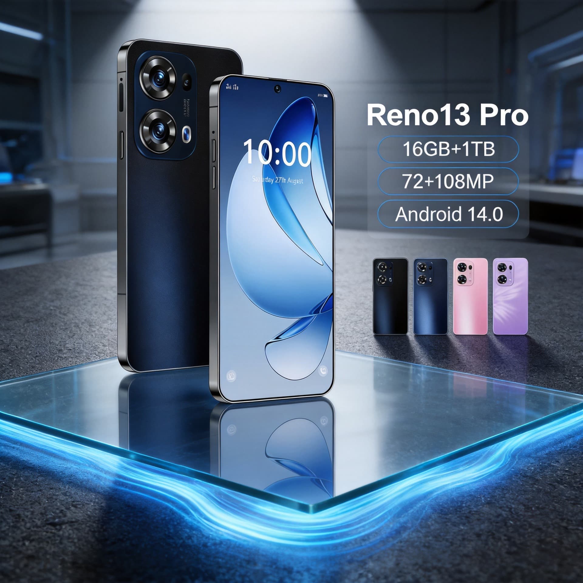 Reno 13 Pro Android 14 Smartphone with 16+1TB Dropshipping