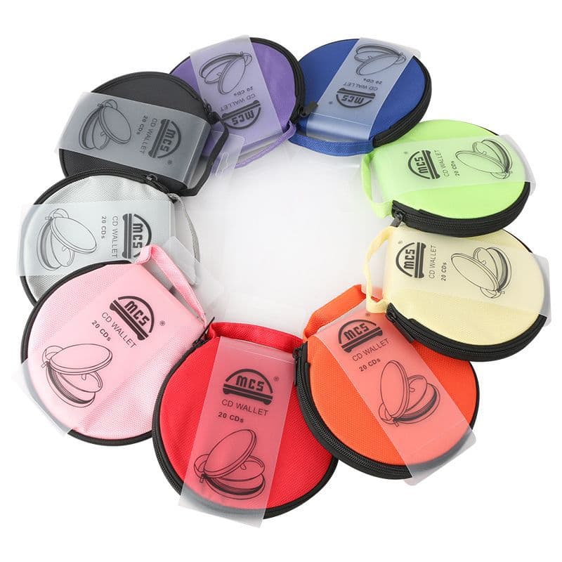 Car CD Case Vehicle Disc Sleeve Clip CD Storage Bag CD Pouch Set In-car CD Disc Case Household DVD Disc Box