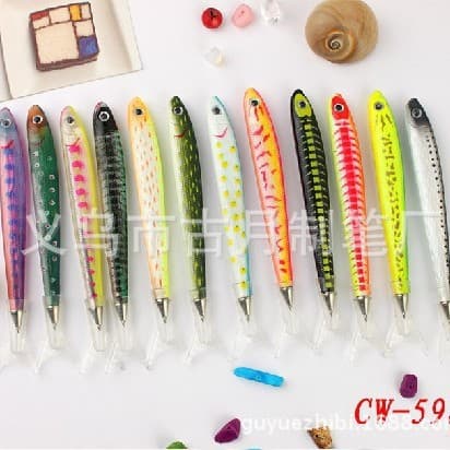Creative Fish-shaped Ballpoint Pens Office Supplies Animal Pens Stationery Novelty Gifts Fish Direct Manufacturer Sales